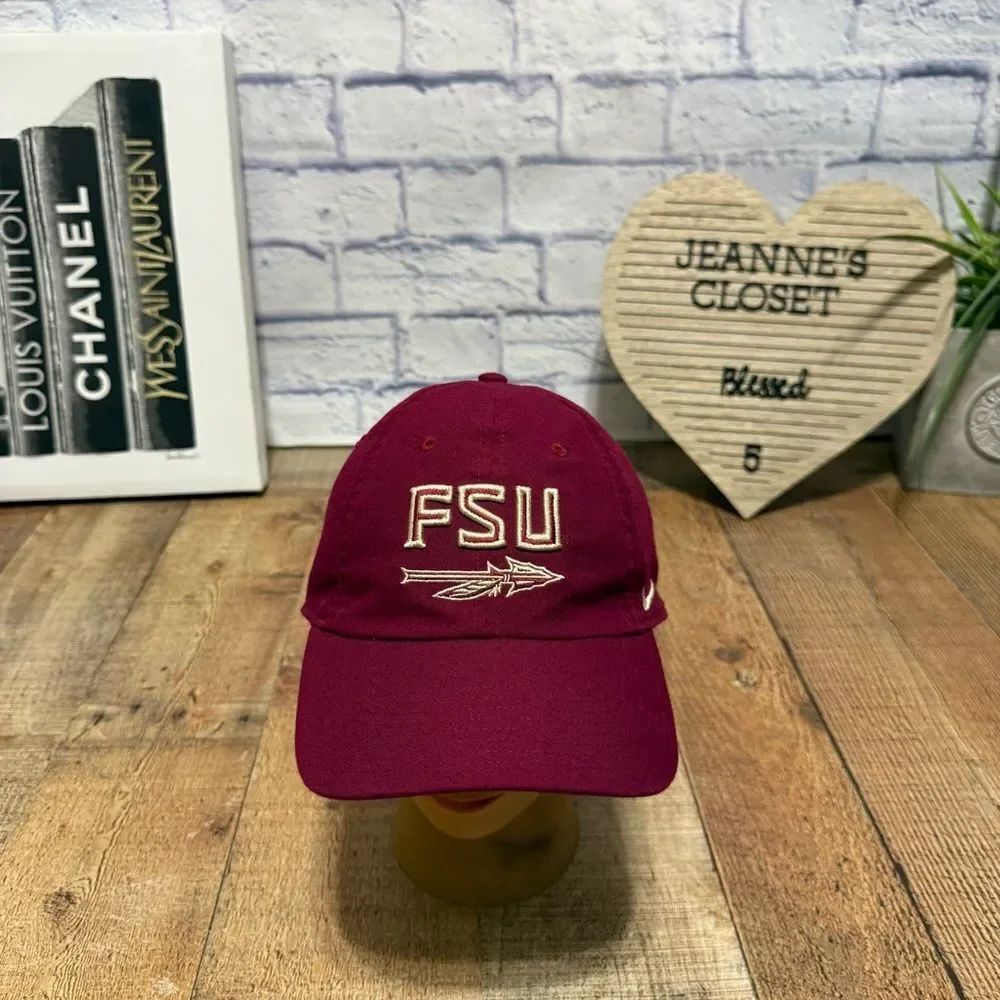 Florida State Seminoles Nike Heritage 86 Dri Fit Hat Strap Maroon Noles
